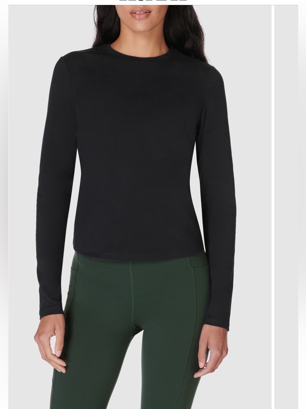 Sweaty Betty Essential Sculpt Long Sleeve Top, Sz 8
